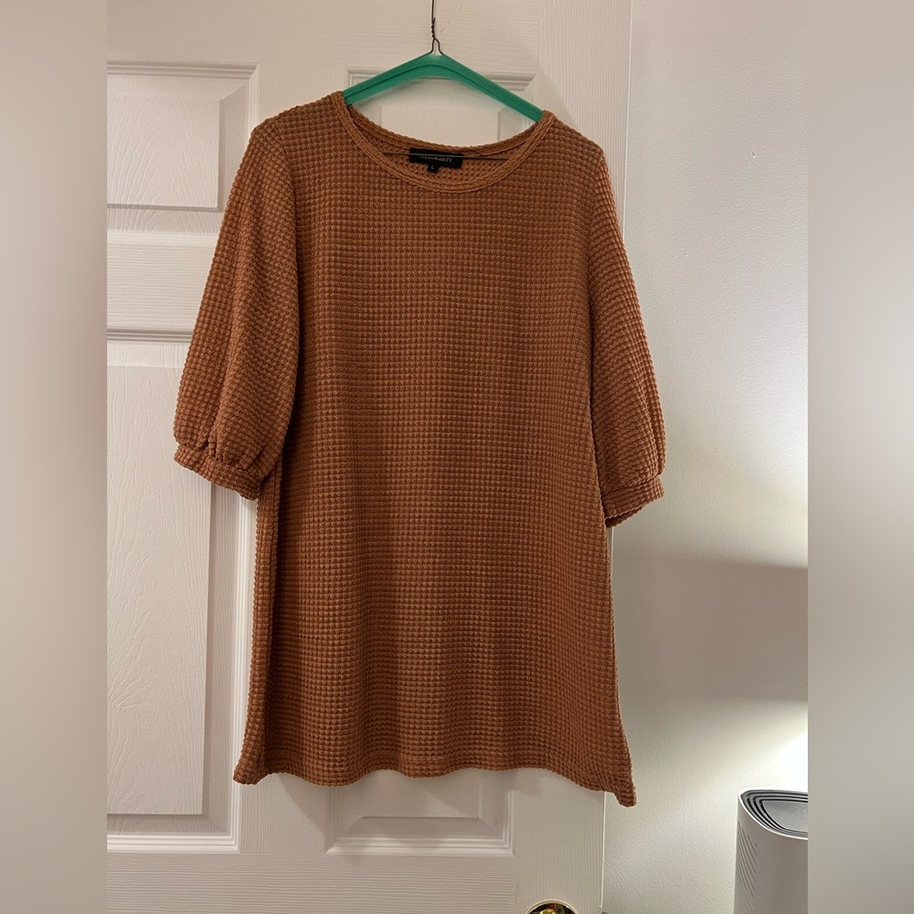 Large Tan casual top